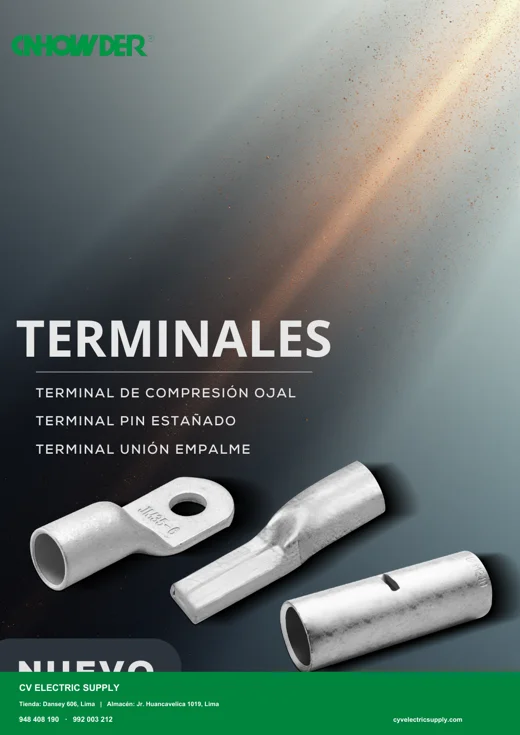 Portada del catálogo Terminales de compresión